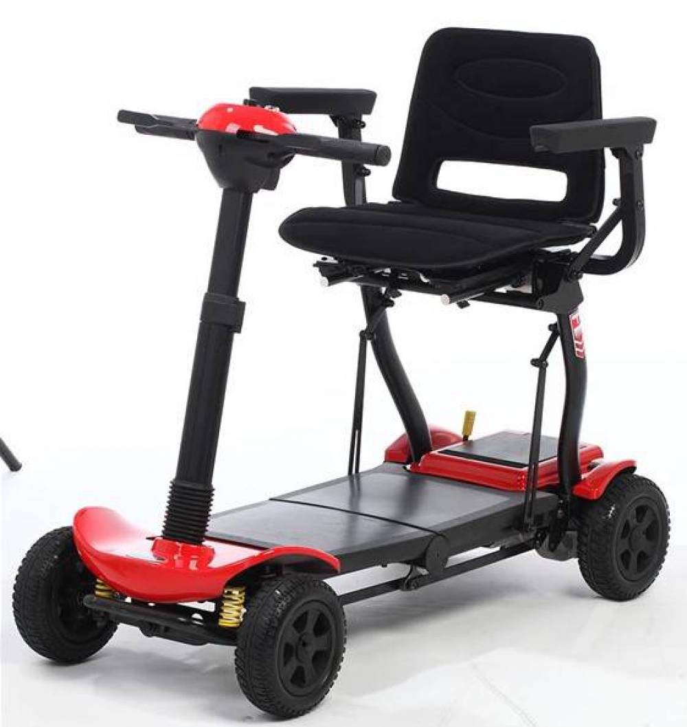 INVATEH-1003 — складывающийся мобильный скутер для пожилых и инвалидов