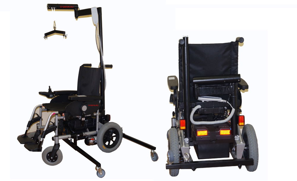 Кресло-коляска с подъемником для пересаживания lasar